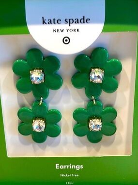 Kate Spade New York x Target Floral Linear Earrings